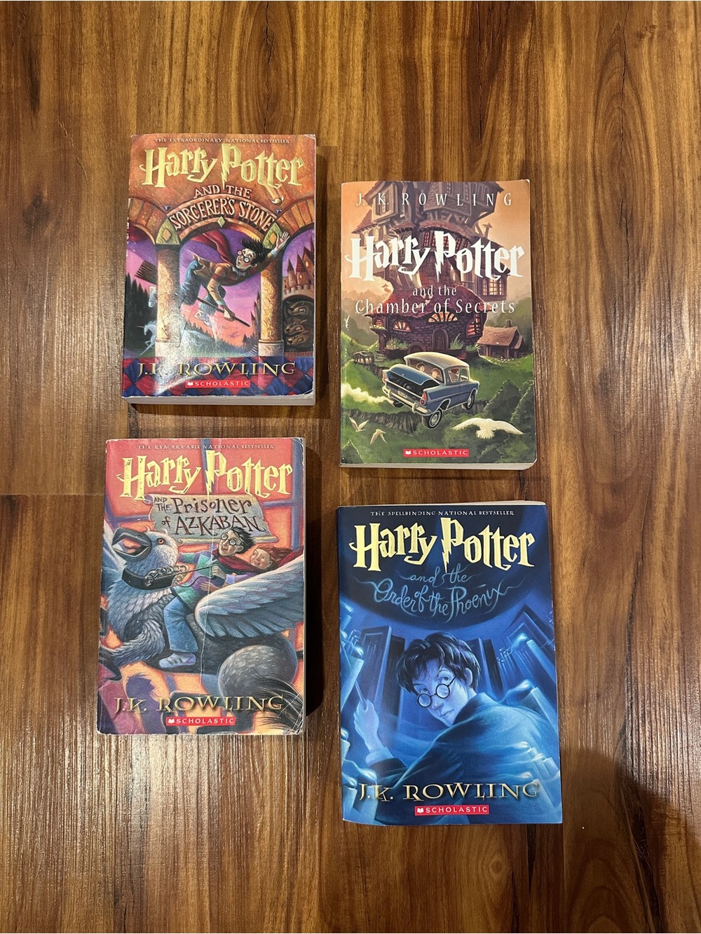 Harry Potter Book Series - Books 1, 2, 3 & 5